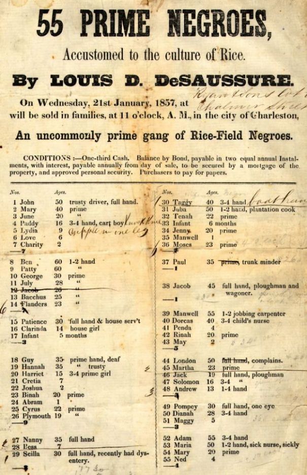 Sad, yet necessary sources for African American ancestry researchers