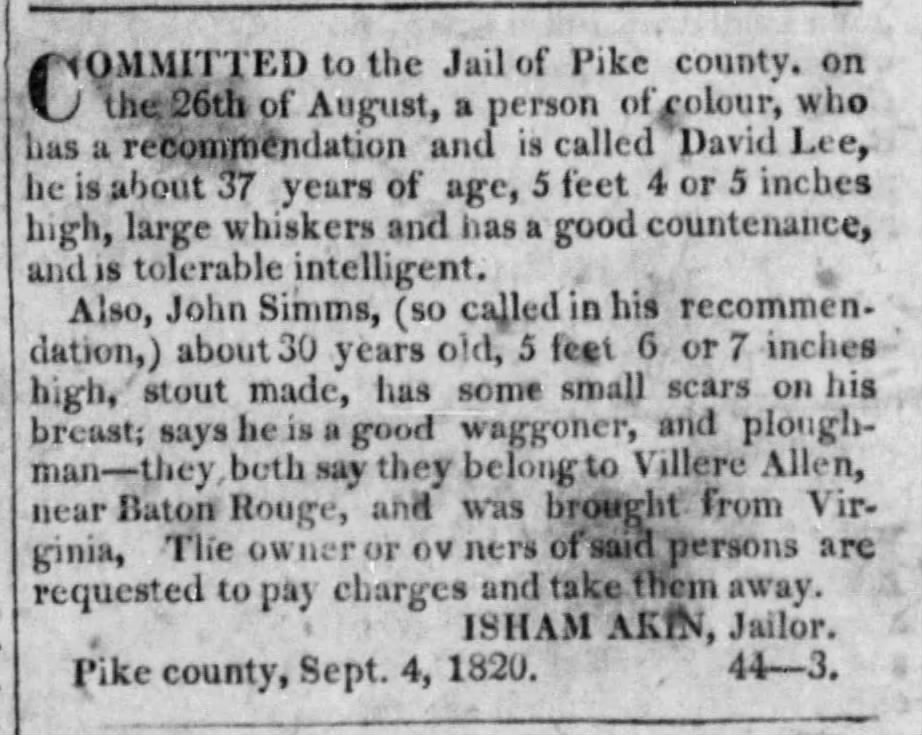 David Lee: A Jail Notice That Preserved My Ancestral Journey