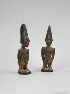 In most of West Africa, the birth of twins is considered a significant sign from the gods. Amongst the Yoruba they are thought to bring good luck -- St. Louis Art Museum
